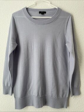 J. Crew Powder Blue (Pale Blue) Women's Scoopneck Sweater